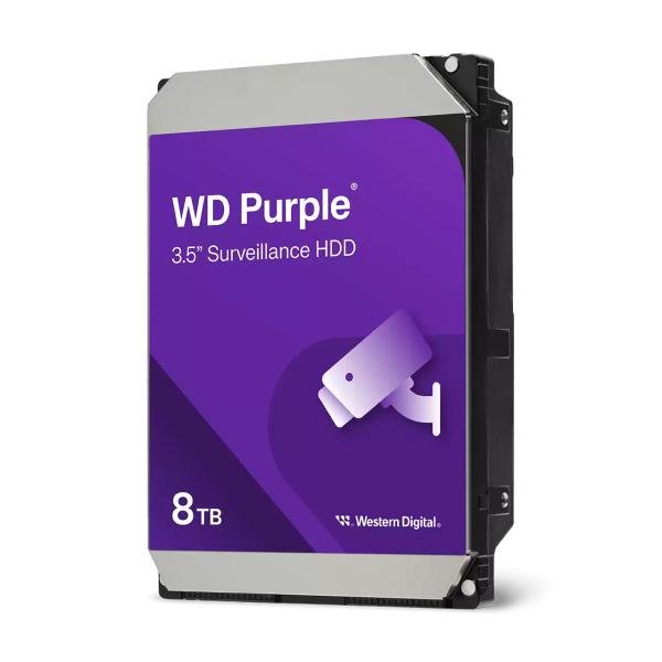 WESTERN DIGITAL 3.5" SATA III WD85PURZ Hard Drive, 8TB