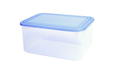 Curver 0.4l food container / transparent - blue