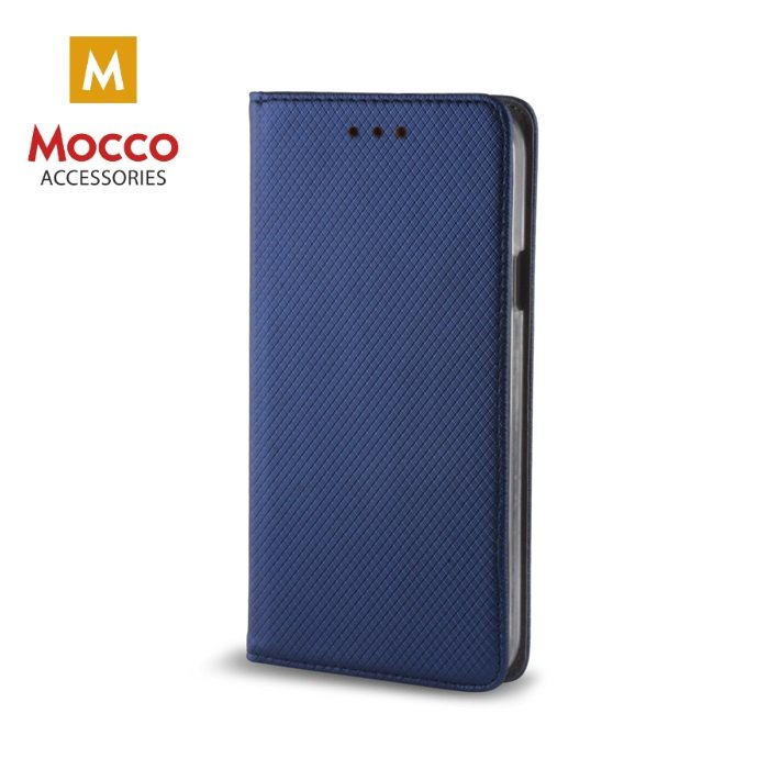 Mocco Smart Magnetic Book Case for Huawei Y7 / Y7 Prime (2018), Blue