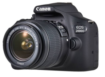 CANON EOS 2000D Digital Camera 18-55mm f/3.5-5.6 III SLR