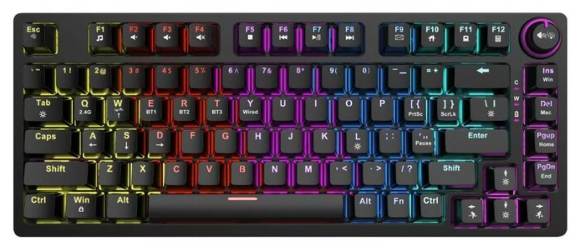 Savio SAVGK-PHOENIX YELLOW Wireless Mechanical Keyboard