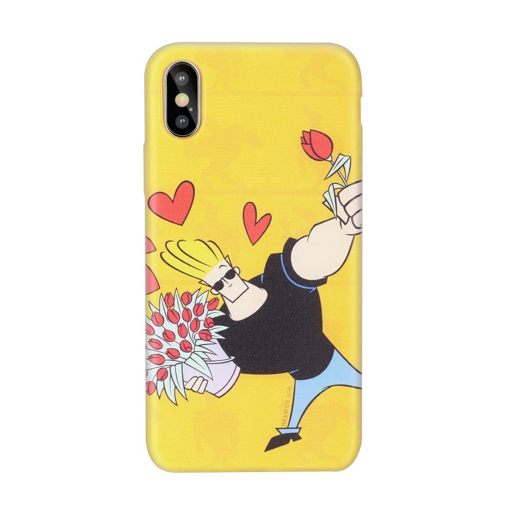 Cartoon Network Johnny Bravo Silicone Case for Apple iPhone X / XS – Love