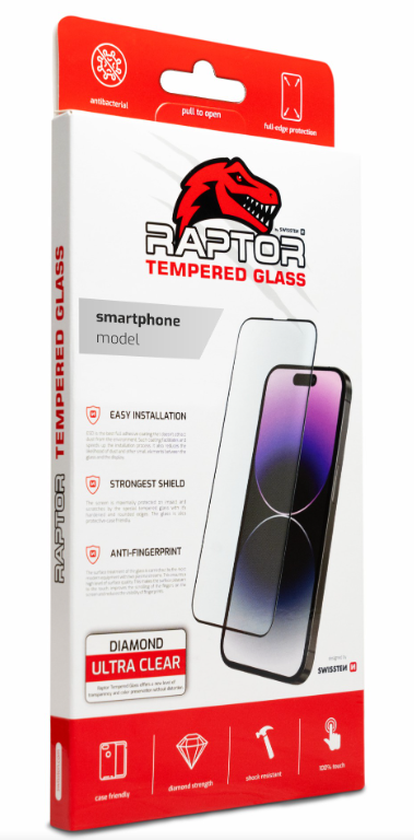 Swissten Raptor Diamond Ultra Full Face Tempered Glass Screen Protector for Apple iPhone 5 / 5s