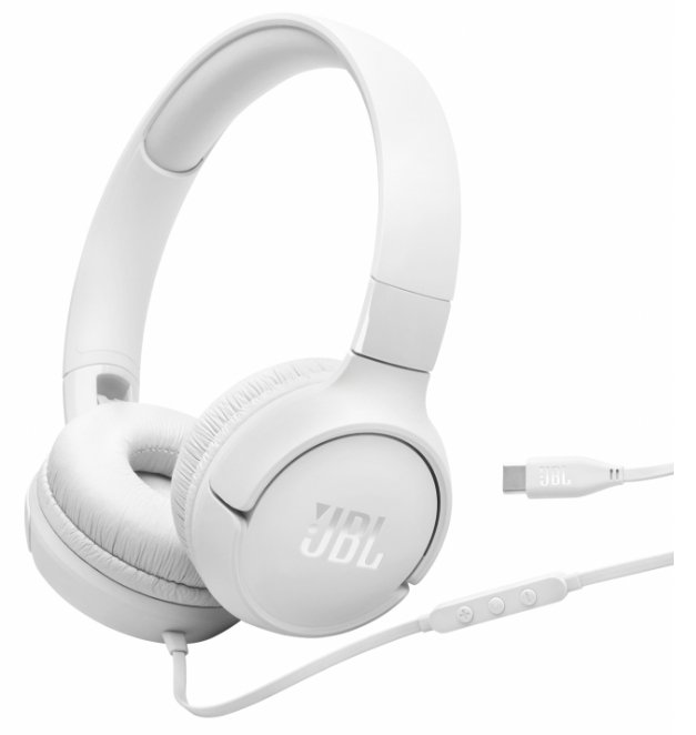 JBL Tune 520C Headphones (JBLT520CWHT)