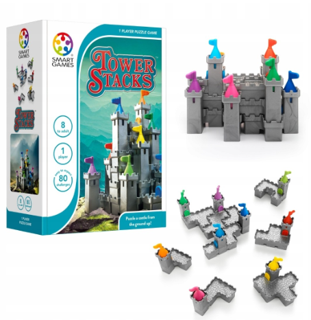 Brain Games Tower Stacks Board Game