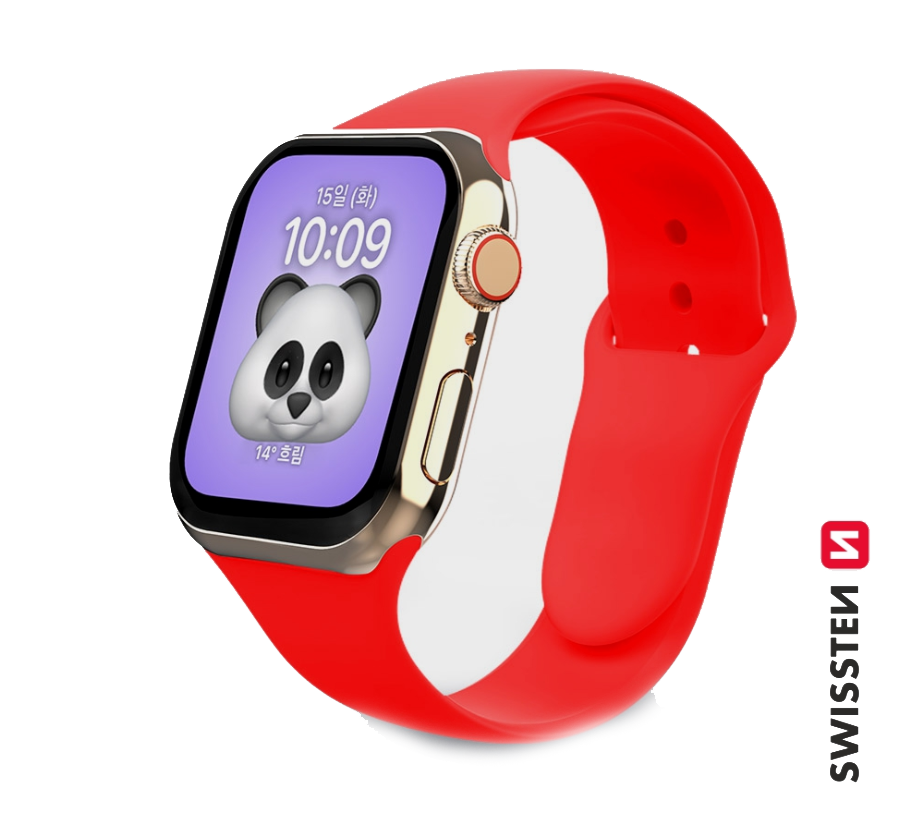 Swissten Silicone Band for Apple Watch 1/2/3/4/5/6/SE / 38 mm / 40 mm