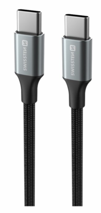 Swissten Textile II USB-C - USB-C Data and Charging Cable 1.5m