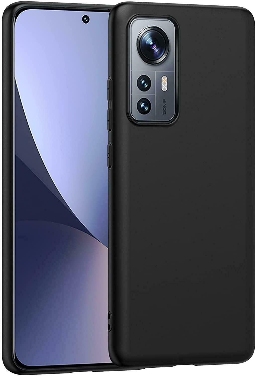 Mocco Ultra-Slim Soft Matte 0.3 mm Silicone Case for Xiaomi 12 5G / 12X 5G, Black