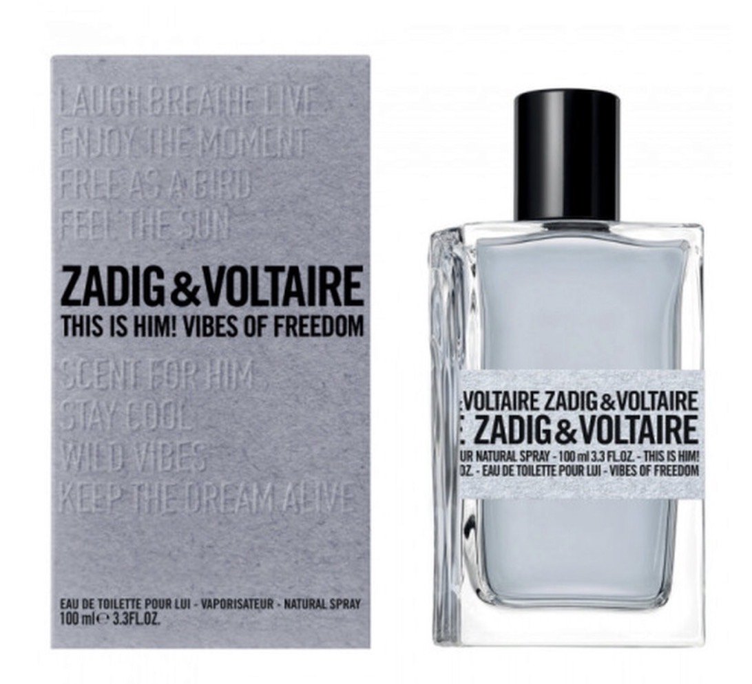 Zadig AND Voltaire This Is Him! Vibes Of Freedom Perfume EDT 50ml