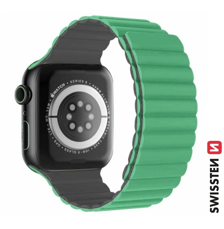 Swissten Silicone Magnetic Band for Apple Watch 38/40 mm