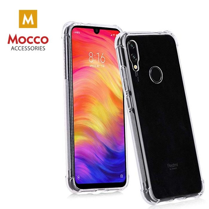 Mocco Anti-Shock Case, 0.5 mm Silicone Case for Xiaomi Redmi 9C, Transparent