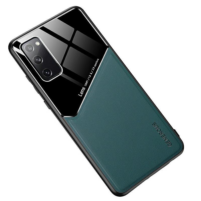 Mocco Lens Leather Back Case for Xiaomi Mi 11, Green
