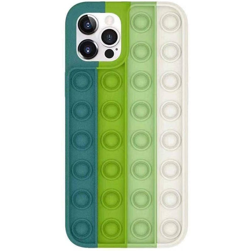 Mocco Bubble Antistress Case for Apple iPhone 12 / 12 Pro in Dark Green