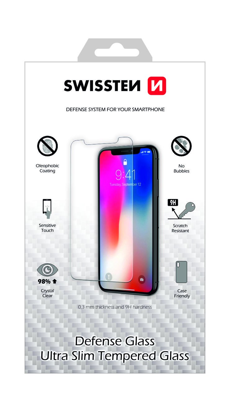 Swissten Ultra-Slim Tempered Glass Premium 9H