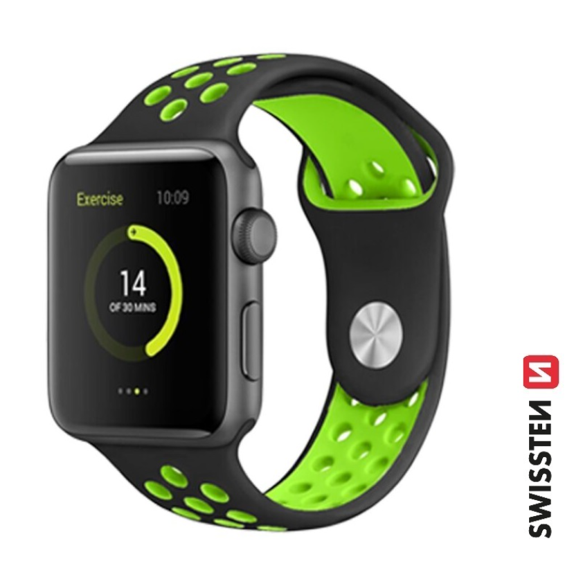 Swissten Sport Silicone Band for Apple Watch 42/44/45/49 mm