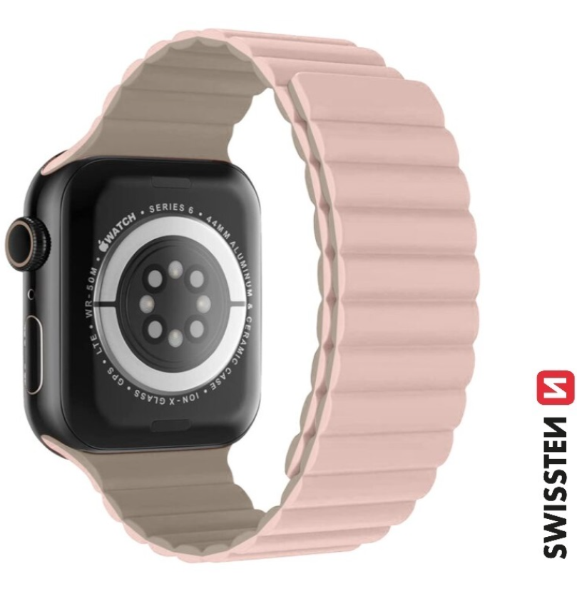 Swissten Silicone Magnetic Band for Apple Watch 42/44/45/49 mm