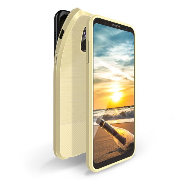 Dux Ducis Mojo Case Premium High-Quality Protective Silicone Case for Apple iPhone X / XS, Gold