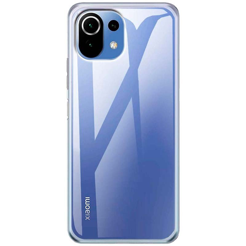 Mocco Ultra-Thin Back Case, 0.3 mm Silicone Case for Xiaomi Mi 11 Lite 4G/5G, Transparent
