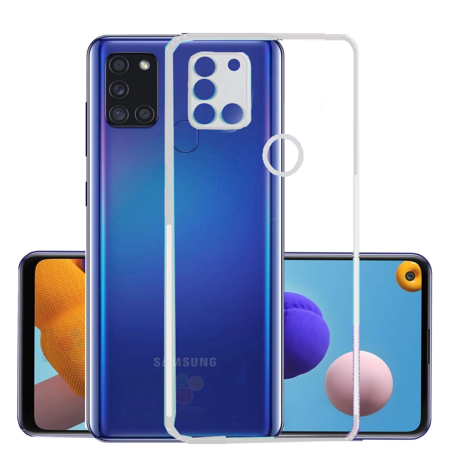 Mocco Ultra Back Case 1 mm Silicone Case for Samsung Galaxy A21, Transparent