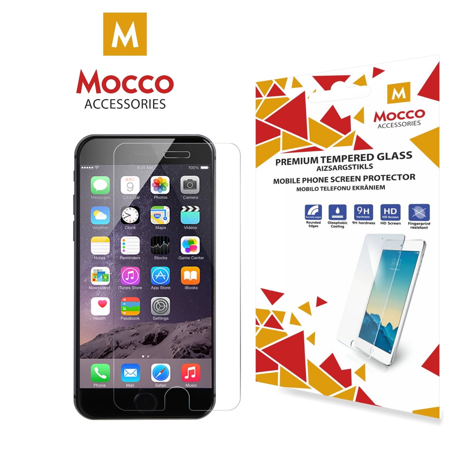 Mocco Tempered Glass Screen Protector for Apple iPhone 5 / 5S / SE