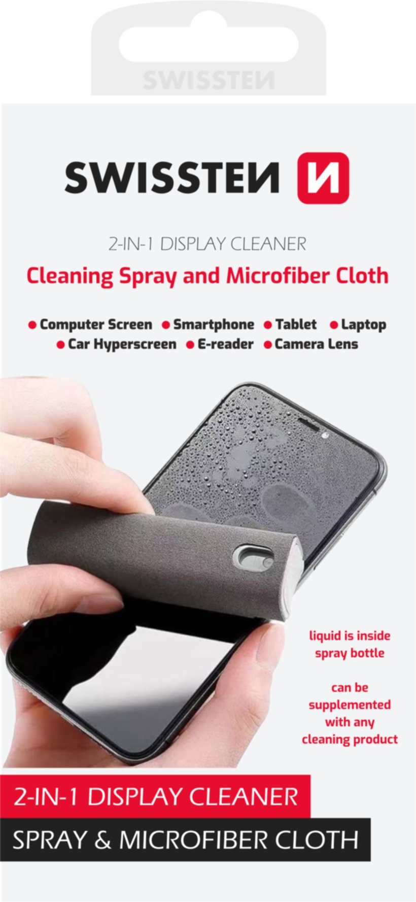 Swissten 2-in-1 Display Cleaner