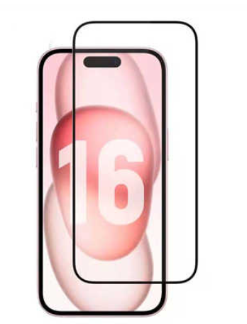 Mocco Full Face / Full Glue Tempered Glass Full Coverage with Frame for Apple iPhone 16 Pro Max
