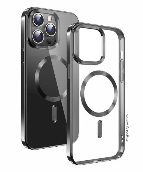 Swissten Clear Jelly Magstick Metallic Case