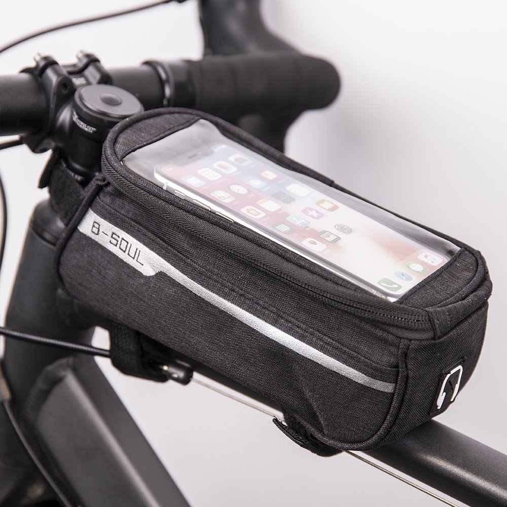 Mocco Waterproof bike frame bag with phone holder