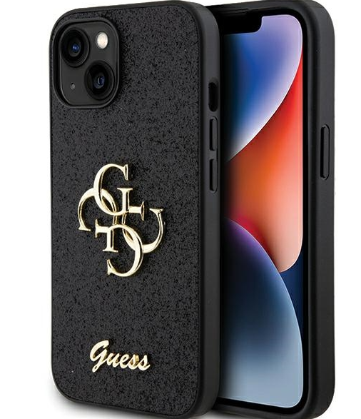 GUESS Fixed Glitter Big 4G Case