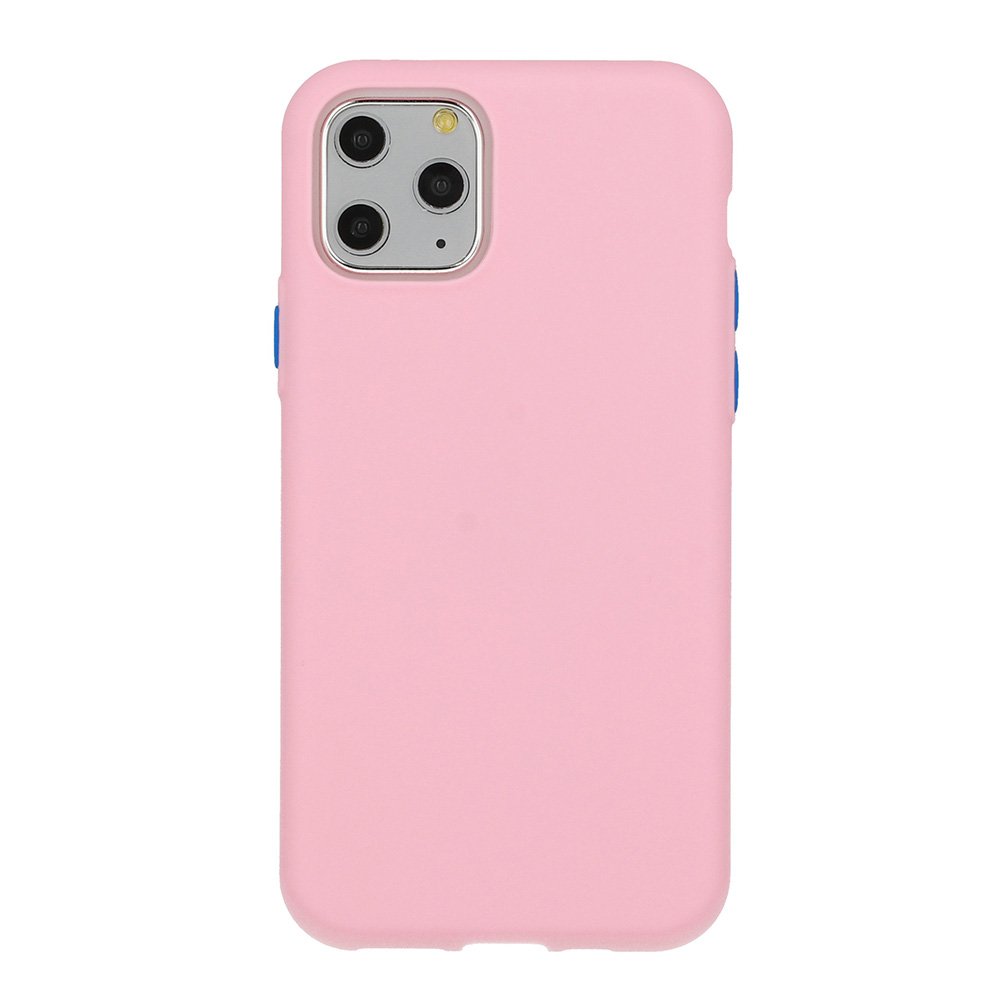 Mocco Soft Cream Silicone Back Case for Samsung Galaxy S21 Plus in Light Pink
