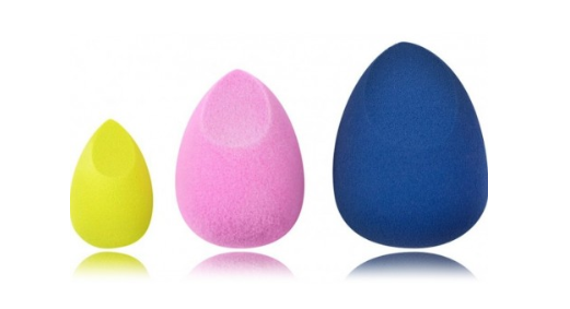 Real Techniques Prism Glo Sponge Set, Perfect Blend Trio Makeup Sponge Set