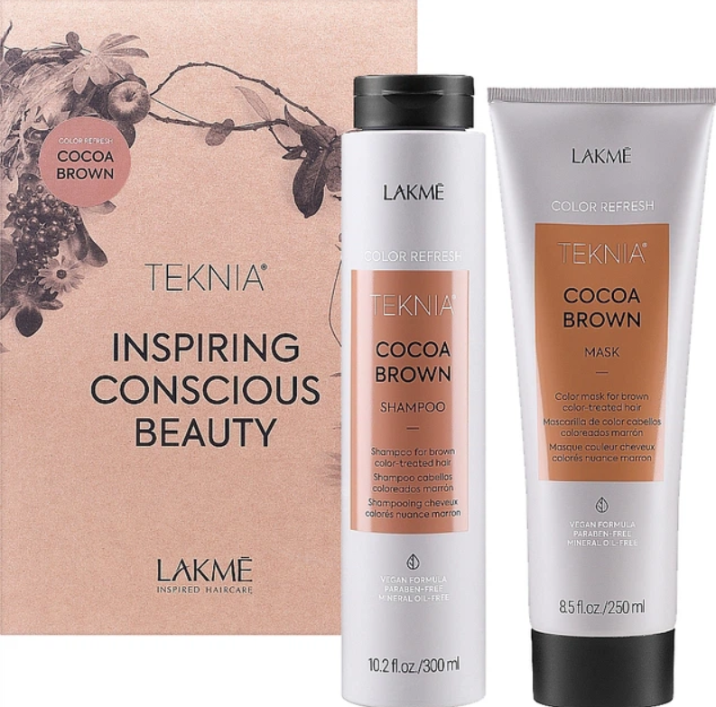 Lakmé Teknia Color Refresh Cocoa Brown 300ml Pack + 250ml