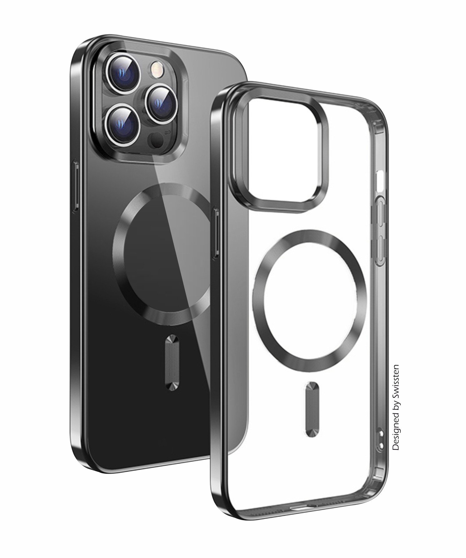 Swissten Clear Jelly MagSafe Metallic Case for Apple iPhone 16 Pro Max
