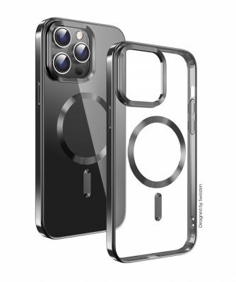 Swissten Clear Jelly MagSafe Metallic Case for Apple iPhone 16 Pro