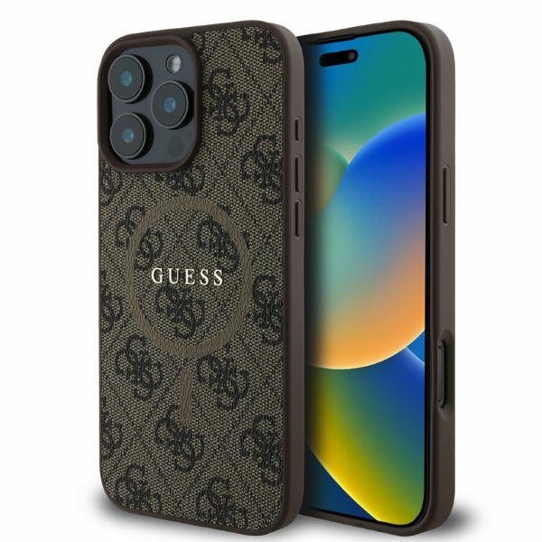 GUESS Rear Cover for iPhone 16 Pro Max GUHMP16XG4GFRW