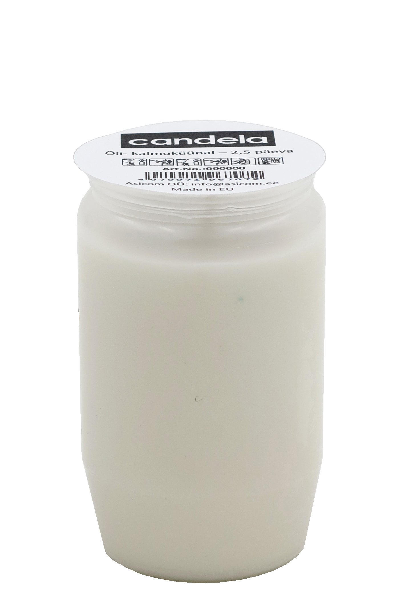 Candela Memorial Candle White