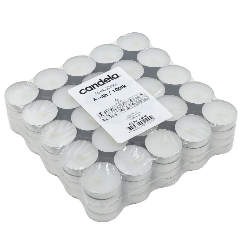 Candela Tealight Candles, 100-pack