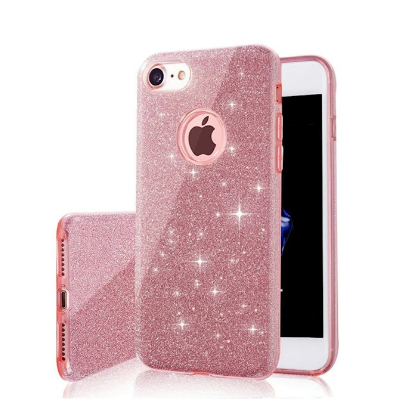 Mocco Glitter 3-in-1 Back Case for Apple iPhone 17 Pro