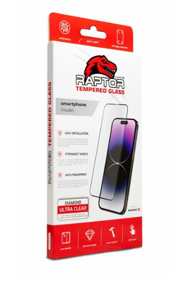 Swissten Raptor Diamond Ultra Full Face Tempered Glass for Apple iPhone 17 Air
