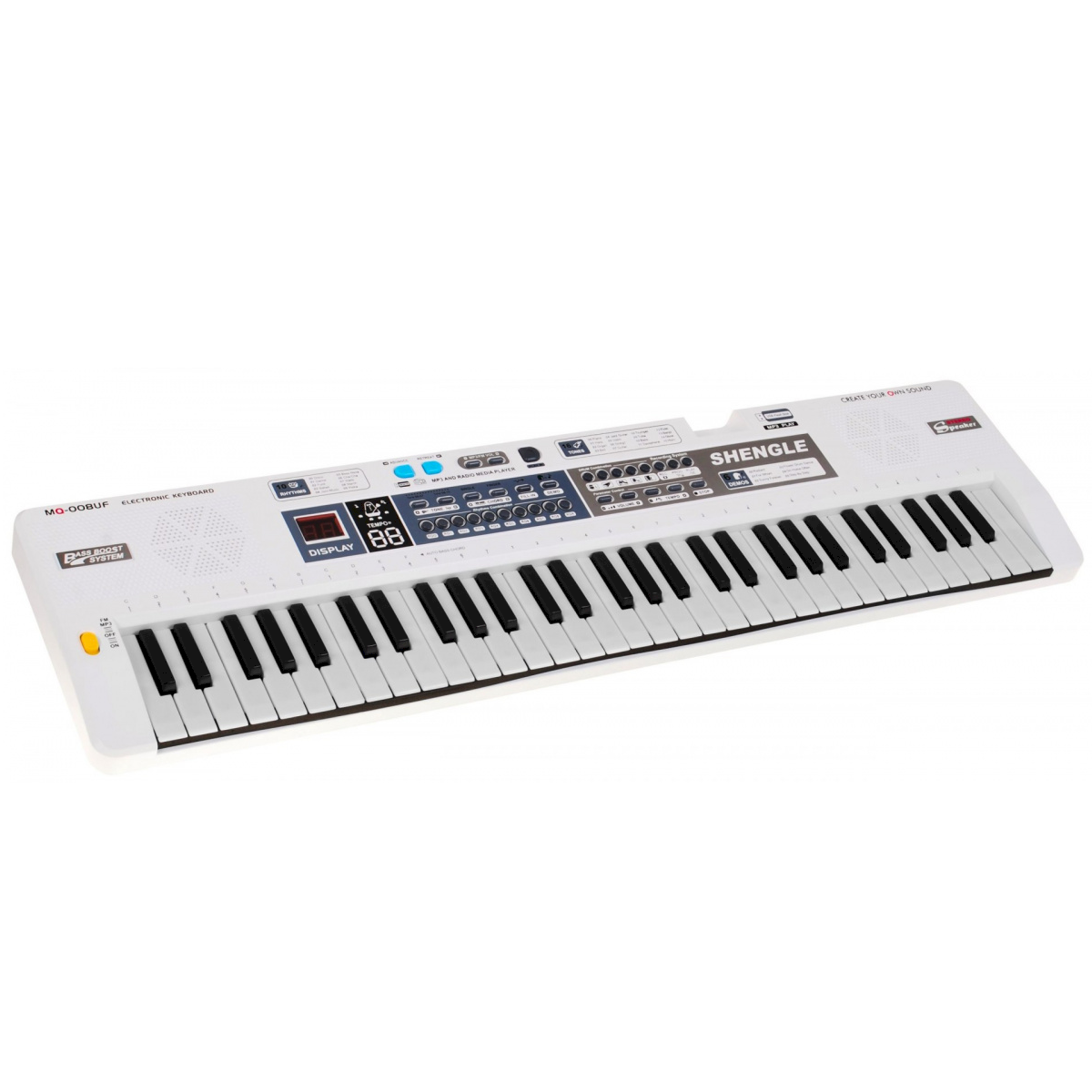 RoGer MQ-008UF Children's Synthesizer with microphone / 61 keys / 16 tones / radio