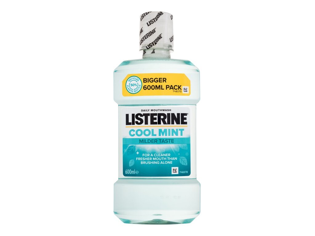 Listerine Cool Mint Mouthwash 600 ml