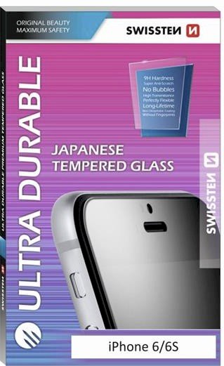 Swissten Ultra Durable 3D Full Face Tempered Glass Apple iPhone 6 / 6S, White