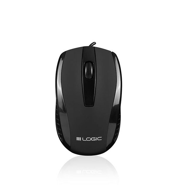 Logic LM-31 wired mouse, black (M-LC-LM31-BK)
