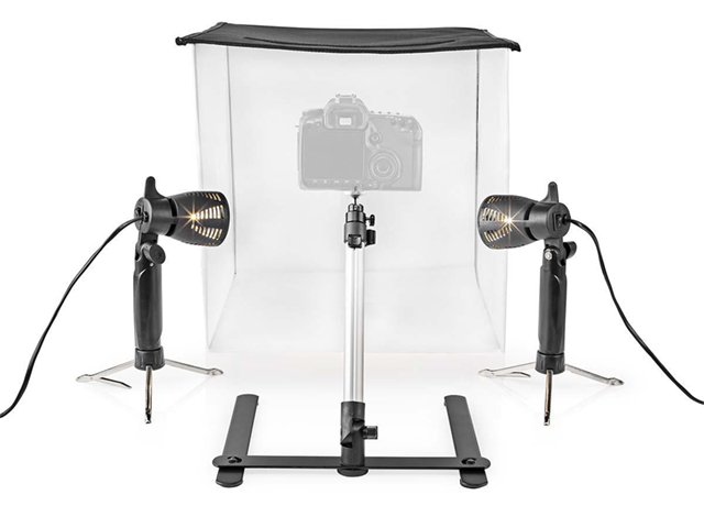 Nedis SKT010WT-LED Photo Studio Set 40 x 40 cm / 6500K