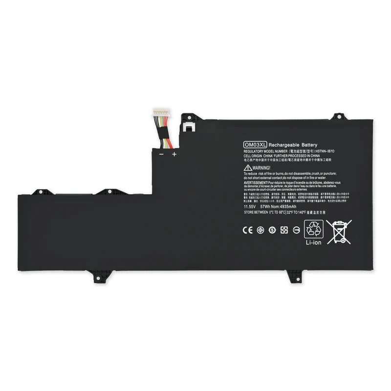 HP Replacement Battery for Laptop OM03XL / 4700mAh / 54Wh / 11.55V