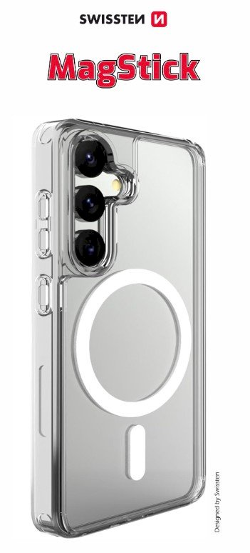Swissten Clear Jelly MagStick Case for Samsung Galaxy S26 Plus 5G