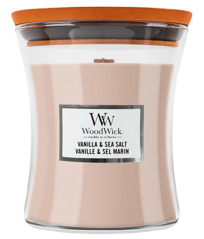 Woodwick Vanilla AND Sea Salt Candle 85 g