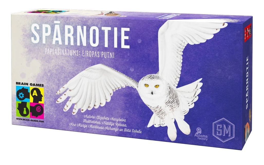 Brain Games Board game: Bird Species Expansion – European Birds LV