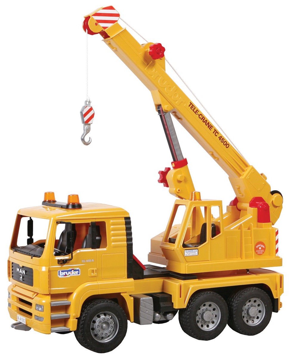 BRUDER 02754 MAN TGA Crane Truck