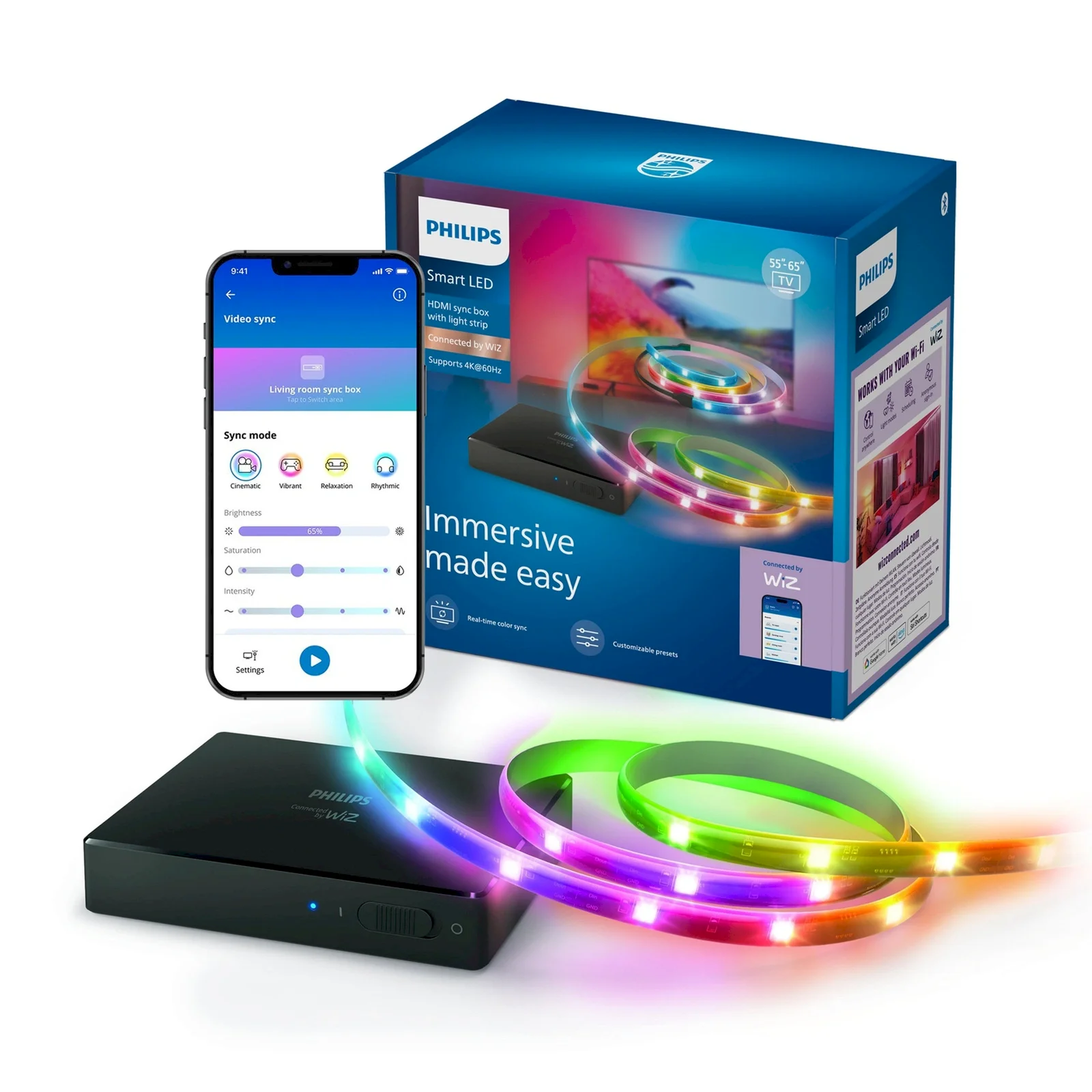 PHILIPS Smart Sync Box 2.0 LED TV Strip 55''-65''